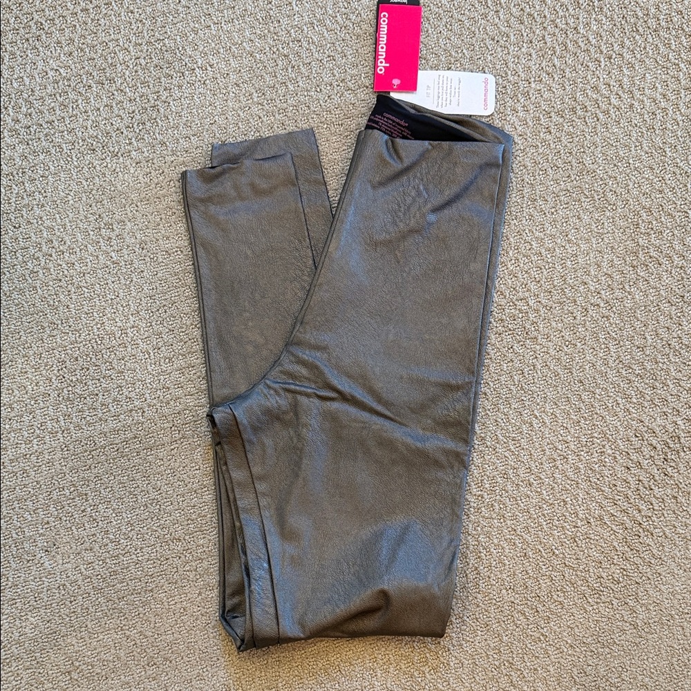 Commando Shiny Gray Leggings